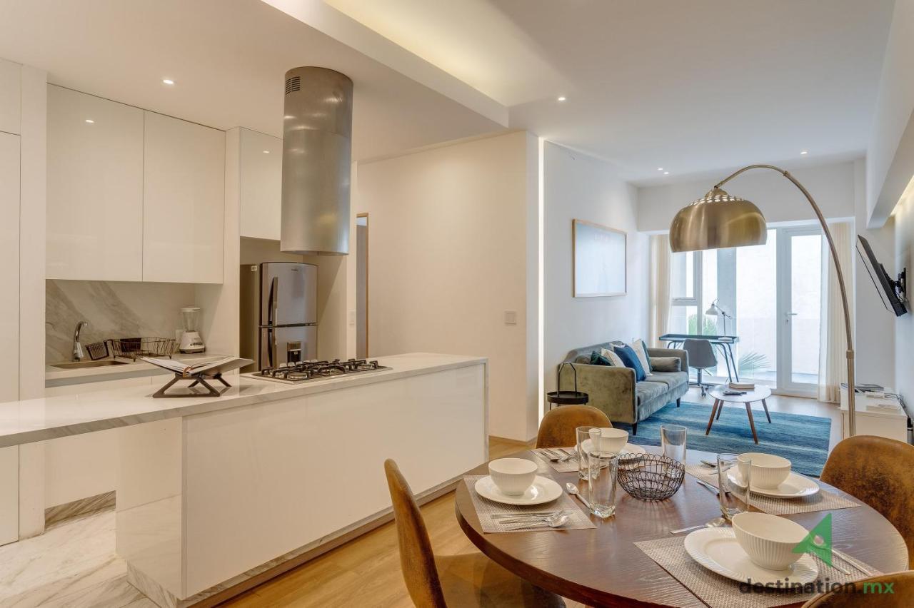 Lovely & Spacious Apartment With Pool & Gym In La Condesa - Icon เม็กซิโกซิตี้ ภายนอก รูปภาพ
