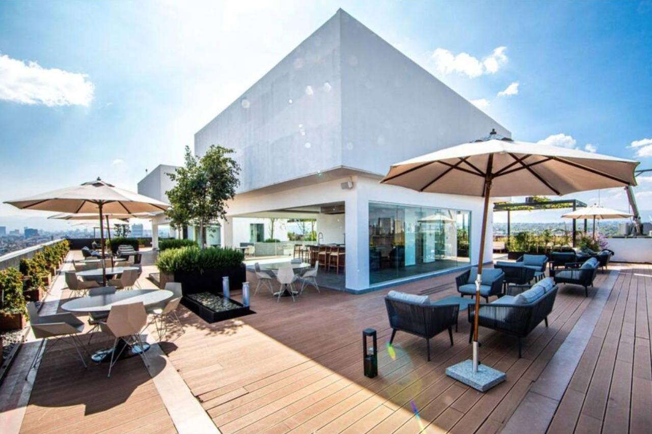 Lovely & Spacious Apartment With Pool & Gym In La Condesa - Icon เม็กซิโกซิตี้ ภายนอก รูปภาพ